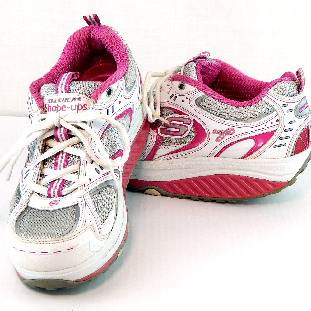 Skechers Shape Ups Womens Girls Shoes 12309 Sz 7.5